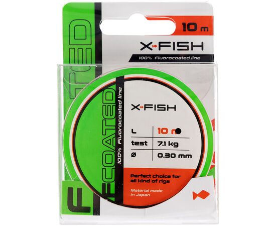 Флюорокарбон X-Fish FCoated 10m 0.30mm 7.1kg (1917.01.28), изображение 2 Флюорокарбон X-Fish FCoated 10m 0.30mm 7.1kg (1917.01.28), изображение 2