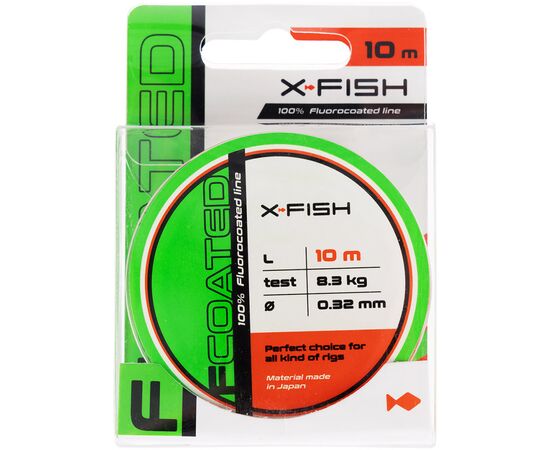 Флюорокарбон X-Fish FCoated 10m 0.32mm 8.3kg (1917.01.29), изображение 2 Флюорокарбон X-Fish FCoated 10m 0.32mm 8.3kg (1917.01.29), изображение 2