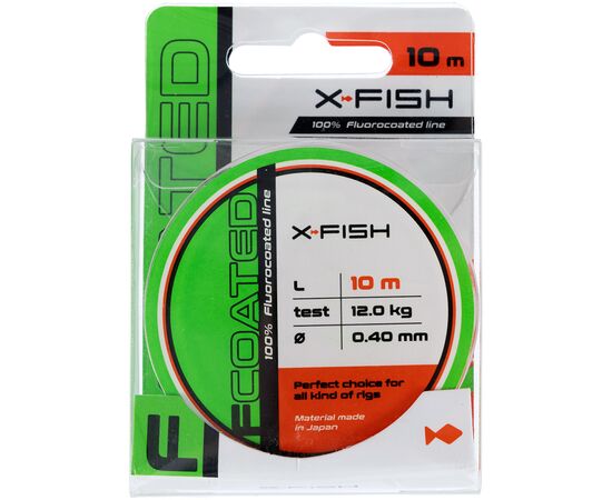 Флюорокарбон X-Fish FCoated 10m 0.40mm 12.0kg (1917.01.32), изображение 2 Флюорокарбон X-Fish FCoated 10m 0.40mm 12.0kg (1917.01.32), изображение 2