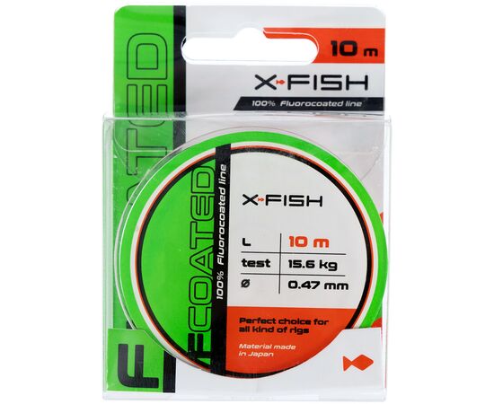 Флюорокарбон X-Fish FCoated 10m 0.47mm 15.6kg (1917.01.35), изображение 2 Флюорокарбон X-Fish FCoated 10m 0.47mm 15.6kg (1917.01.35), изображение 2
