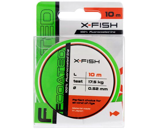 Флюорокарбон X-Fish FCoated 10m 0.52mm 17.5kg (1917.01.36), изображение 2 Флюорокарбон X-Fish FCoated 10m 0.52mm 17.5kg (1917.01.36), изображение 2