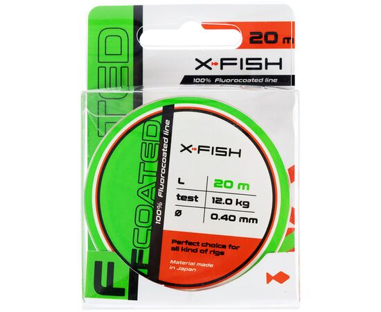 Флюорокарбон X-Fish FCoated 20m 0.40mm 12.0kg (1917.01.51), изображение 2 Флюорокарбон X-Fish FCoated 20m 0.40mm 12.0kg (1917.01.51), изображение 2