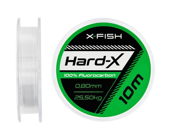 Флюорокарбон X-Fish Hard-X 10m (clear) 0.80mm 25.50kg (1917.03.79)