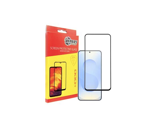 Стекло защитное Dengos Full Glue Samsung Galaxy S25 Plus (black) (TGFG-390)