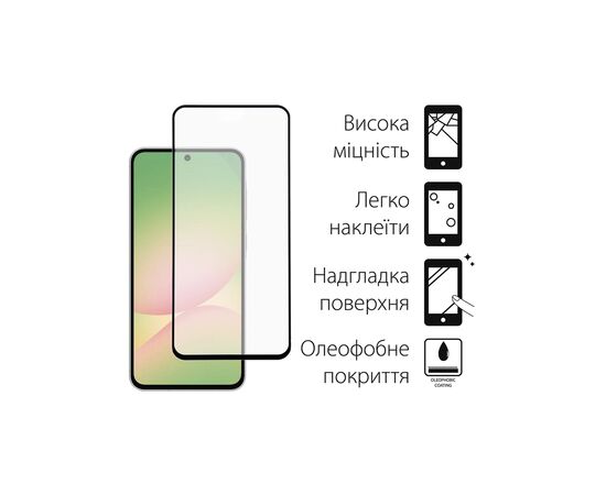 Чехол для мобильного телефона Dengos Kit Samsung Galaxy A56 Matte + glass (Black) (DG-KM-141), изображение 3 Чехол для мобильного телефона Dengos Kit Samsung Galaxy A56 Matte + glass (Black) (DG-KM-141), изображение 3