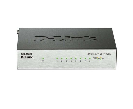 Коммутатор сетевой D-Link DGS-1008D