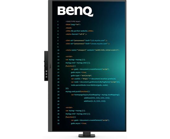 Монітор BenQ RD320UA Metallic Grey, зображення 7 Монітор BenQ RD320UA Metallic Grey, зображення 7