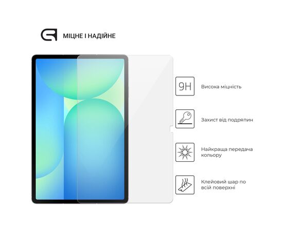Стекло защитное Armorstandart Glass.CR Samsung Tab S10 FE+ (SM-X620/X626) Clear (ARM85349), изображение 2 Стекло защитное Armorstandart Glass.CR Samsung Tab S10 FE+ (SM-X620/X626) Clear (ARM85349), изображение 2