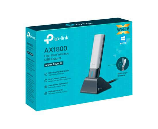 Мережева карта Wi-Fi TP-Link ARCHER-TX20UH, зображення 3 Мережева карта Wi-Fi TP-Link ARCHER-TX20UH, зображення 3