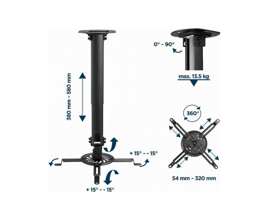 Кронштейн Gembird CM-B-01, изображение 10 Кронштейн Gembird CM-B-01, изображение 10