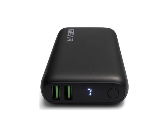 Батарея универсальная GEAR 10000mAh, PD/22.5W, black (WP942P), изображение 2 Батарея универсальная GEAR 10000mAh, PD/22.5W, black (WP942P), изображение 2