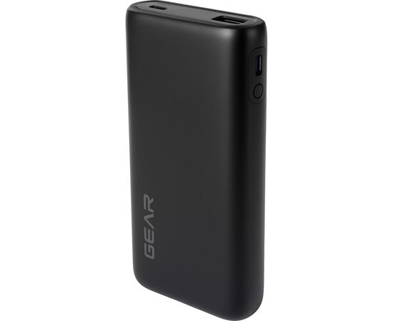 Батарея универсальная GEAR 20000mAh, PD/22.5W, black (WP952P)