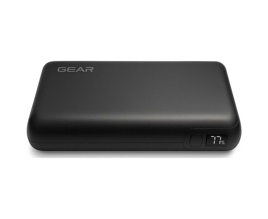 Батарея универсальная GEAR 30000mAh, PD/100W, black (DL302C), изображение 2 Батарея универсальная GEAR 30000mAh, PD/100W, black (DL302C), изображение 2