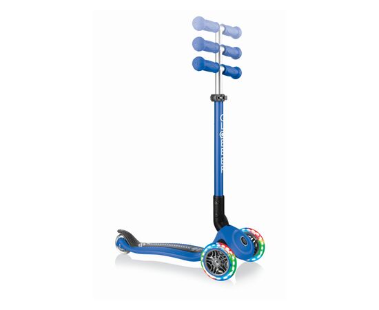 Самокат Globber Primo Foldable Lights Синий (432-100), изображение 4 Самокат Globber Primo Foldable Lights Синий (432-100), изображение 4