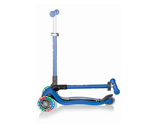 Самокат Globber Primo Foldable Lights Синий (432-100), изображение 6 Самокат Globber Primo Foldable Lights Синий (432-100), изображение 6