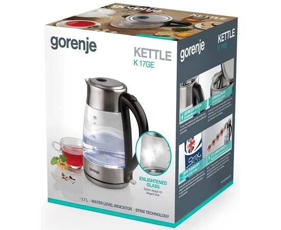 Электрочайник Gorenje K 17 GE (K17GE), изображение 3 Электрочайник Gorenje K 17 GE (K17GE), изображение 3