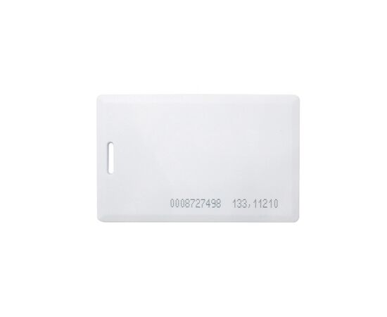 Безконтактна картка EM-Marine 1.8мм white, чип TK4100 с номером (1.8мм white, чіп TK4100 з номером)