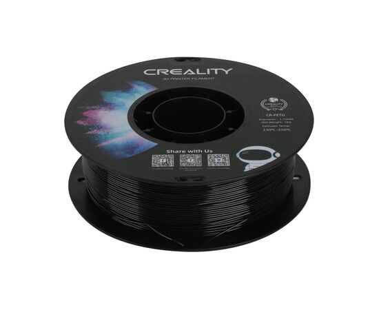 Пластик для 3D-принтера Creality PETG 1.75мм, black, 1кг (3301030035), изображение 2 Пластик для 3D-принтера Creality PETG 1.75мм, black, 1кг (3301030035), изображение 2