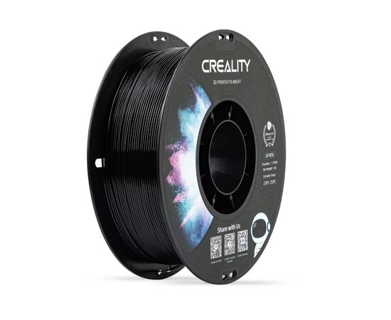 Пластик для 3D-принтера Creality PETG 1.75мм, black, 1кг (3301030035)