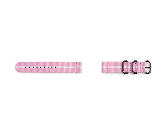 Ремешок для смарт-часов Samsung Gear Premium Nato Pink-White (GP-R600BREECAE), изображение 2 Ремешок для смарт-часов Samsung Gear Premium Nato Pink-White (GP-R600BREECAE), изображение 2