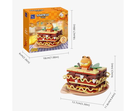 Конструктор Pantasy Garfield -Foodie - Лазанья (86807), изображение 6 Конструктор Pantasy Garfield -Foodie - Лазанья (86807), изображение 6