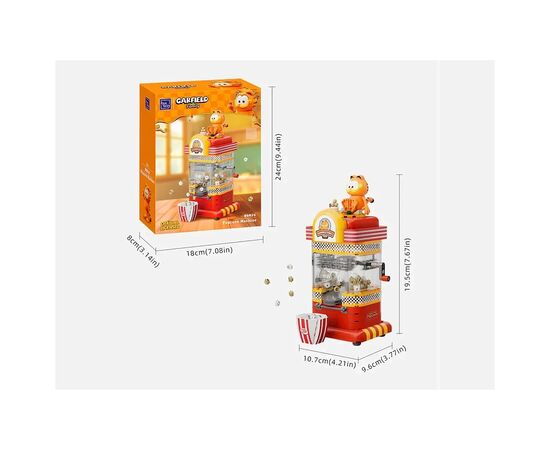 Конструктор Pantasy Garfield -Fantastic Machines - Машина для попкорну (86810), изображение 8 Конструктор Pantasy Garfield -Fantastic Machines - Машина для попкорну (86810), изображение 8