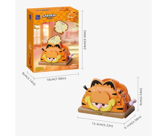 Конструктор Pantasy Garfield -Fantastic Machines - Тостер (86811), изображение 4 Конструктор Pantasy Garfield -Fantastic Machines - Тостер (86811), изображение 4