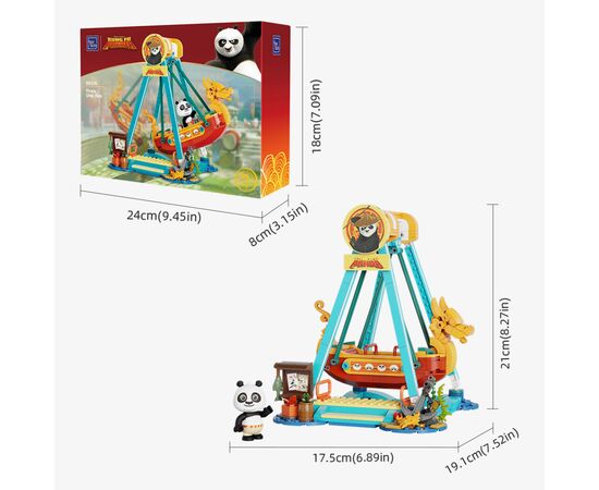 Конструктор Pantasy Kungfu Panda - Катание на пиратском корабле (86516), изображение 7 Конструктор Pantasy Kungfu Panda - Катание на пиратском корабле (86516), изображение 7