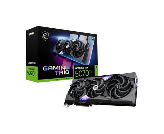 Видеокарта MSI GeForce RTX5070 Ti 16GB GAMING TRIO OC (RTX 5070 Ti 16G GAMING TRIO OC), изображение 7 Видеокарта MSI GeForce RTX5070 Ti 16GB GAMING TRIO OC (RTX 5070 Ti 16G GAMING TRIO OC), изображение 7