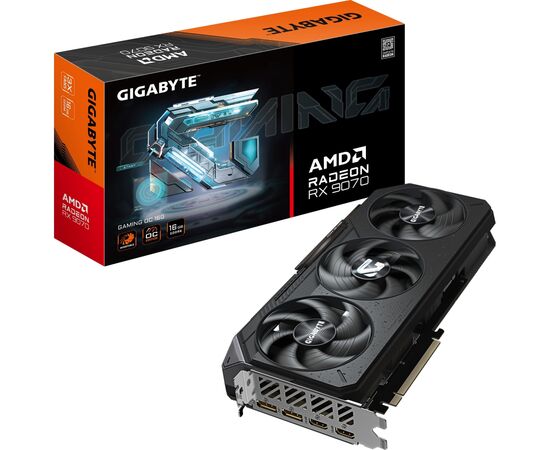 Видеокарта GIGABYTE Radeon RX 9070 16Gb GAMING OC (GV-R9070GAMING OC-16GD), изображение 10 Видеокарта GIGABYTE Radeon RX 9070 16Gb GAMING OC (GV-R9070GAMING OC-16GD), изображение 10
