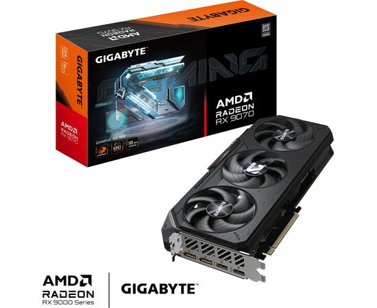 Видеокарта GIGABYTE Radeon RX 9070 16Gb GAMING OC (GV-R9070GAMING OC-16GD), изображение 11 Видеокарта GIGABYTE Radeon RX 9070 16Gb GAMING OC (GV-R9070GAMING OC-16GD), изображение 11