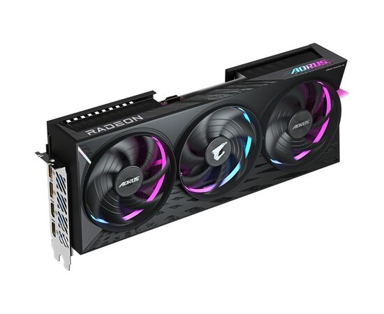 Видеокарта GIGABYTE Radeon RX 9070 XT 16Gb AORUS ELITE (GV-R9070XTAORUS E-16GD), изображение 8 Видеокарта GIGABYTE Radeon RX 9070 XT 16Gb AORUS ELITE (GV-R9070XTAORUS E-16GD), изображение 8