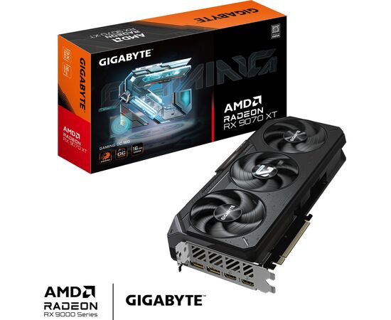 Видеокарта GIGABYTE Radeon RX 9070 XT 16Gb GAMING OC (GV-R9070XTGAMING OC-16GD), изображение 10 Видеокарта GIGABYTE Radeon RX 9070 XT 16Gb GAMING OC (GV-R9070XTGAMING OC-16GD), изображение 10