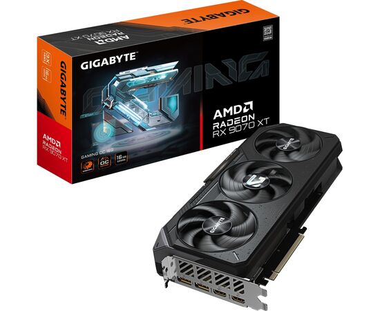Видеокарта GIGABYTE Radeon RX 9070 XT 16Gb GAMING OC (GV-R9070XTGAMING OC-16GD), изображение 11 Видеокарта GIGABYTE Radeon RX 9070 XT 16Gb GAMING OC (GV-R9070XTGAMING OC-16GD), изображение 11