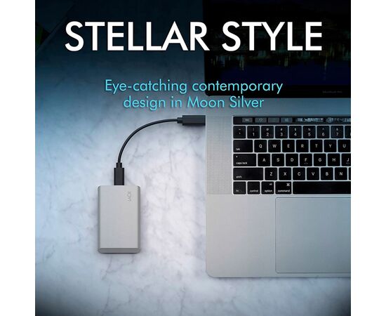 Накопитель SSD USB Type-C 500GB Portable LaCie (STKS500400), изображение 11 Накопитель SSD USB Type-C 500GB Portable LaCie (STKS500400), изображение 11