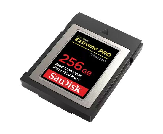 Карта памяти SanDisk 256GB CFexpress Extreme Pro (SDCFE-256G-GN4NN), изображение 3 Карта памяти SanDisk 256GB CFexpress Extreme Pro (SDCFE-256G-GN4NN), изображение 3