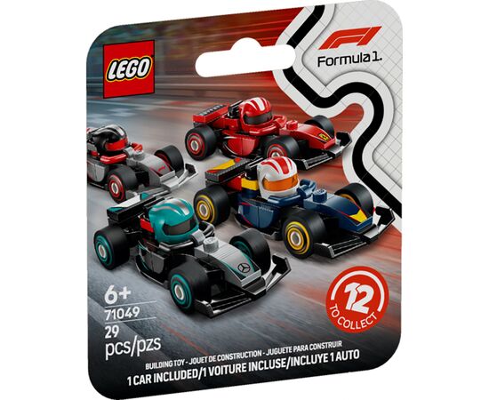 Конструктор LEGO Minifigures Коллекционные автомобили для гонок F1 (71049)