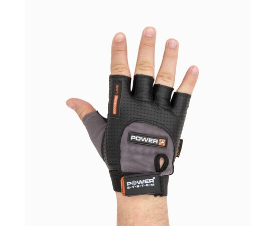 Перчатки для фитнеса Power System PS-2500 Power Plus Black/Grey XXL (PS-2500_2XL_Black-grey), изображение 4 Перчатки для фитнеса Power System PS-2500 Power Plus Black/Grey XXL (PS-2500_2XL_Black-grey), изображение 4