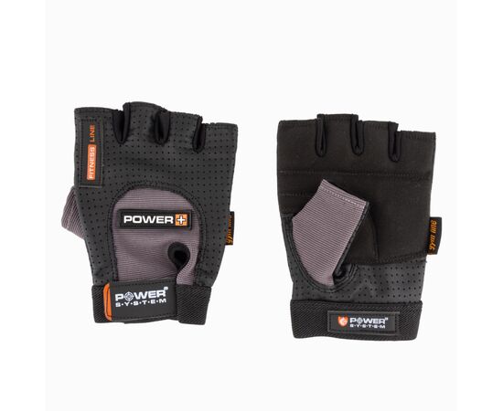 Перчатки для фитнеса Power System PS-2500 Power Plus Black/Grey XXL (PS-2500_2XL_Black-grey), изображение 5 Перчатки для фитнеса Power System PS-2500 Power Plus Black/Grey XXL (PS-2500_2XL_Black-grey), изображение 5