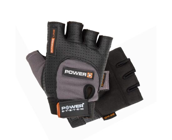 Перчатки для фитнеса Power System PS-2500 Power Plus Black/Grey XXL (PS-2500_2XL_Black-grey)