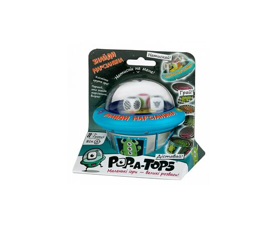 Настільна гра Fun Games Shop Pop-A-Tops: Знайди марсіанина (Pop-A-Tops: Match a Martian) (укр.) (FGS62)