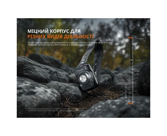 Фонарь Fenix HL12R V2.0 фіолетовий (HL12RV20P), изображение 11 Фонарь Fenix HL12R V2.0 фіолетовий (HL12RV20P), изображение 11
