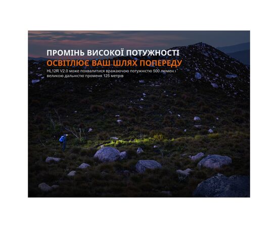 Фонарь Fenix HL12R V2.0 фіолетовий (HL12RV20P), изображение 5 Фонарь Fenix HL12R V2.0 фіолетовий (HL12RV20P), изображение 5