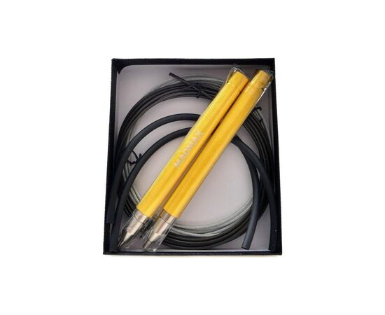 Скакалка MadMax MFA-286 Speed jump rope швидкісна Жовта (MFA-286-YEL-U), изображение 3 Скакалка MadMax MFA-286 Speed jump rope швидкісна Жовта (MFA-286-YEL-U), изображение 3