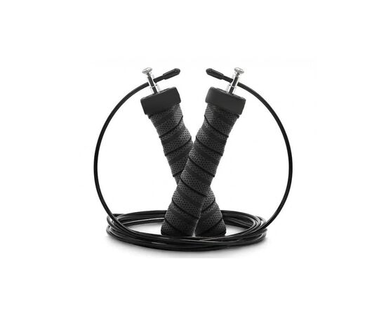 Скакалка 4yourhealth 1146 Cross Weighted Rope 2.5 м Чорна (4YH_1146_Black), изображение 2 Скакалка 4yourhealth 1146 Cross Weighted Rope 2.5 м Чорна (4YH_1146_Black), изображение 2