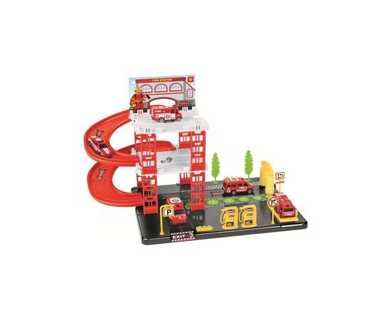 Игровой набор Playset пожарная станция в комплекте с 4 машинками BRIGADE FIRE (3858894672912), изображение 2 Игровой набор Playset пожарная станция в комплекте с 4 машинками BRIGADE FIRE (3858894672912), изображение 2