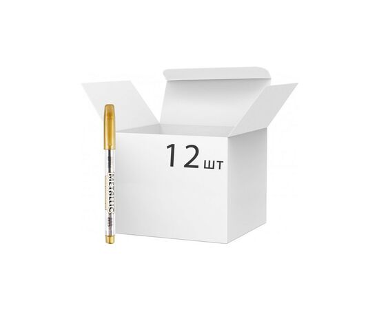 Маркер Baoke 1.5 мм golden Metallic 12 шт (MARK-PER-BAO550GO-12), изображение 2 Маркер Baoke 1.5 мм golden Metallic 12 шт (MARK-PER-BAO550GO-12), изображение 2