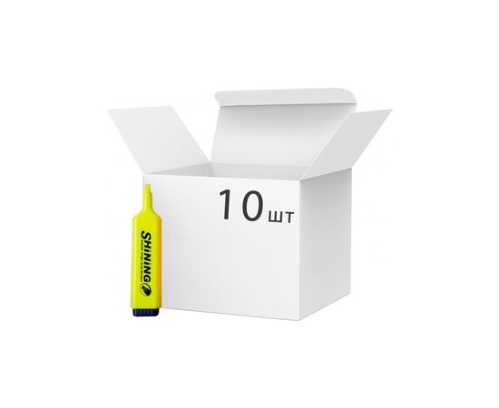 Маркер Baoke текстовый, 2-4 мм Shining желтый, 10 шт (MARK-TXT-BAO4904Y-10), изображение 2 Маркер Baoke текстовый, 2-4 мм Shining желтый, 10 шт (MARK-TXT-BAO4904Y-10), изображение 2