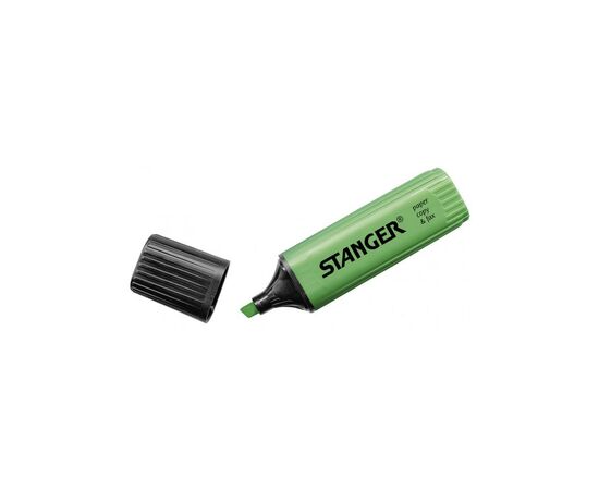 Маркер Stanger текстовый, 1-5 мм желтый 10 шт (MARKER-TXT-STFLATY10)