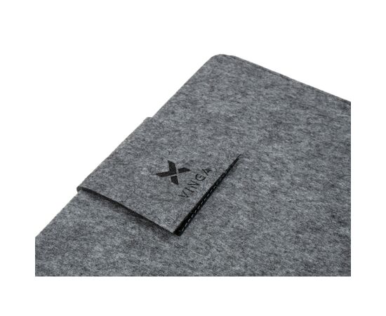Чехол для ноутбука Vinga 12" NSF120 Gray (NSF120GY), изображение 7 Чехол для ноутбука Vinga 12" NSF120 Gray (NSF120GY), изображение 7